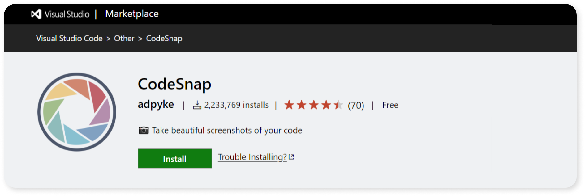 Image of CodeSnap