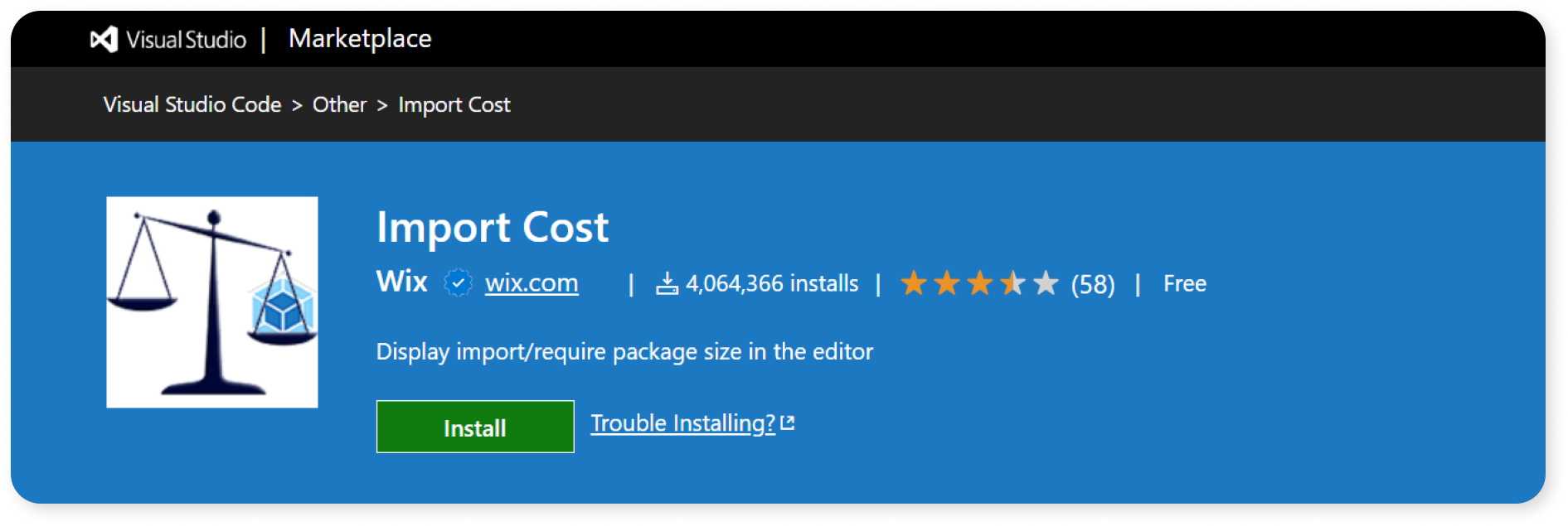Import const