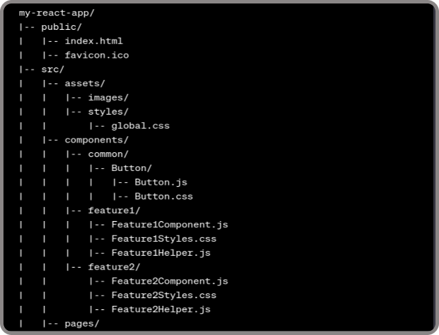 improved folder structure