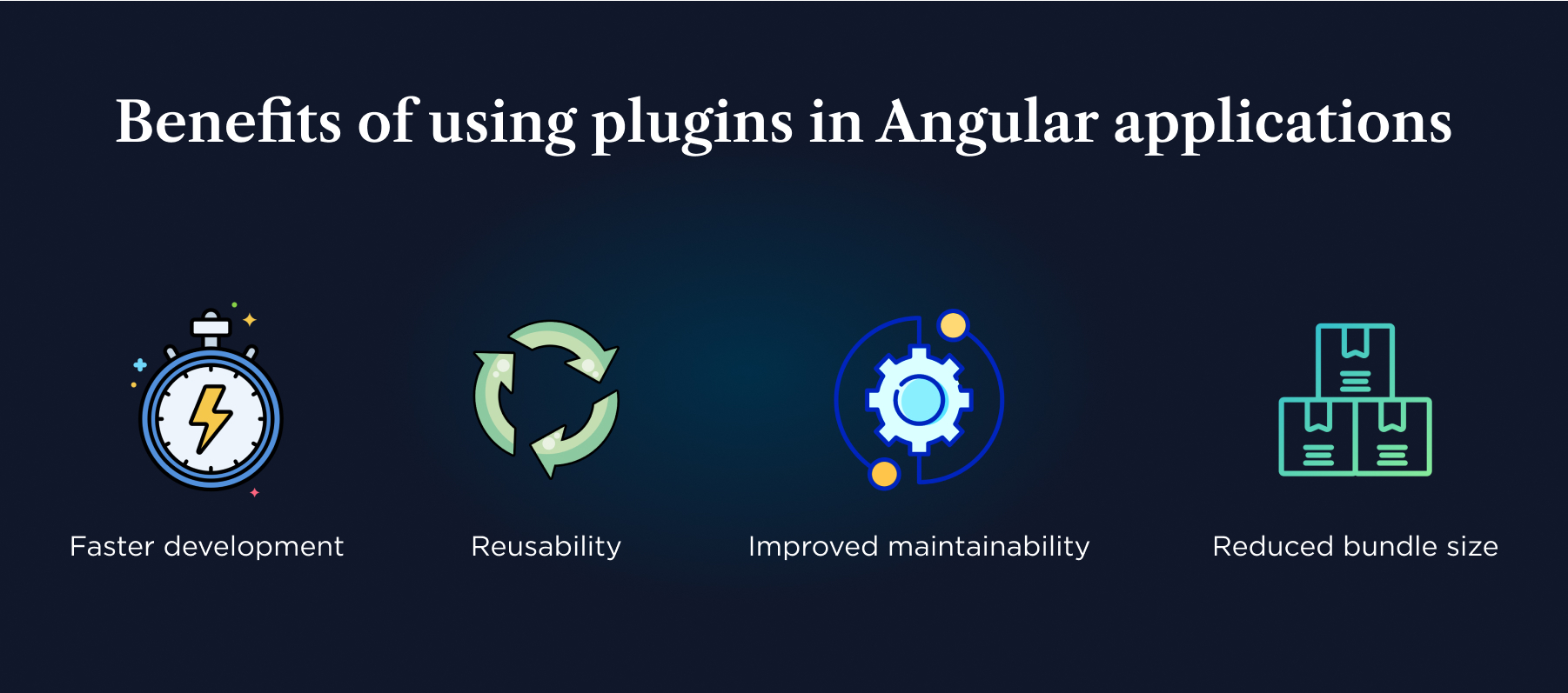 Benefits of using plugins in Angular applications