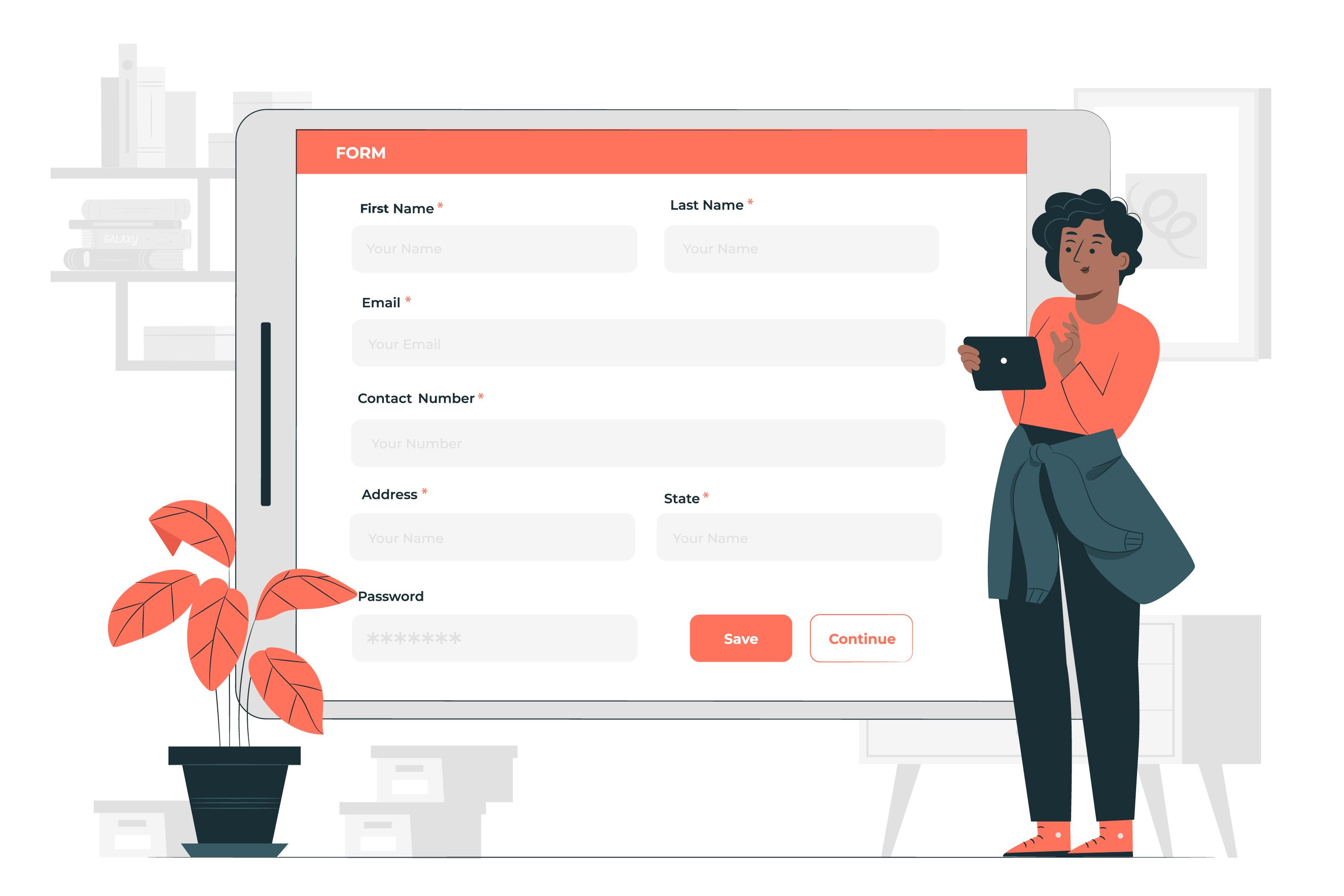 building forms in react