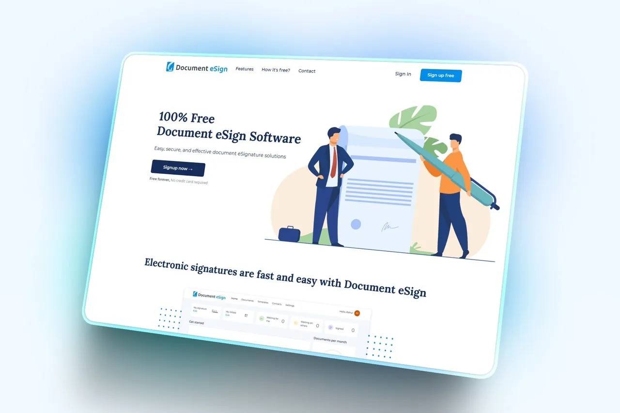 Document eSign: Free Electronic Signature Platform with Digital Certificate Signing