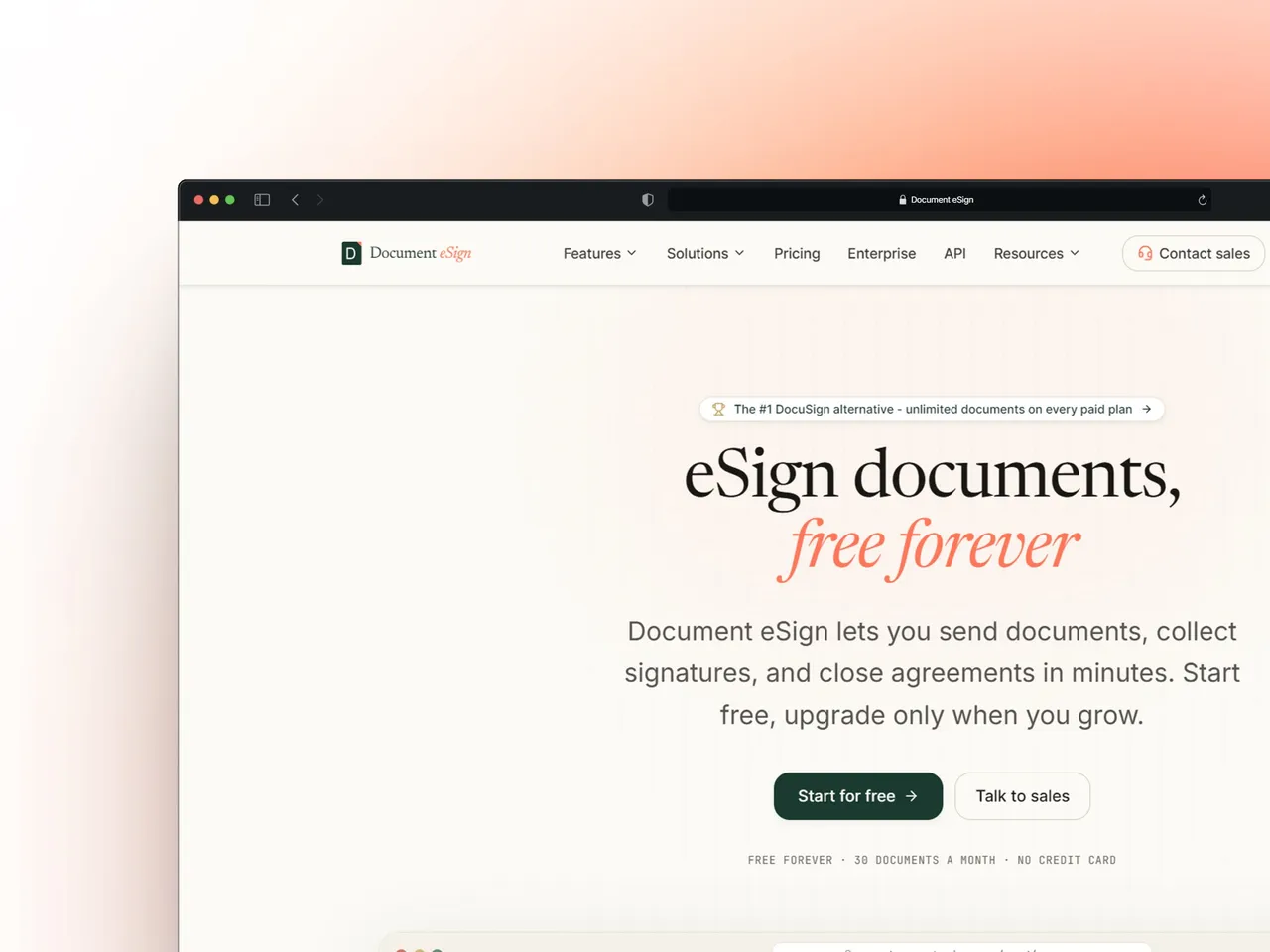 Document eSign: Free Electronic Signature Platform with Digital Certificate Signing