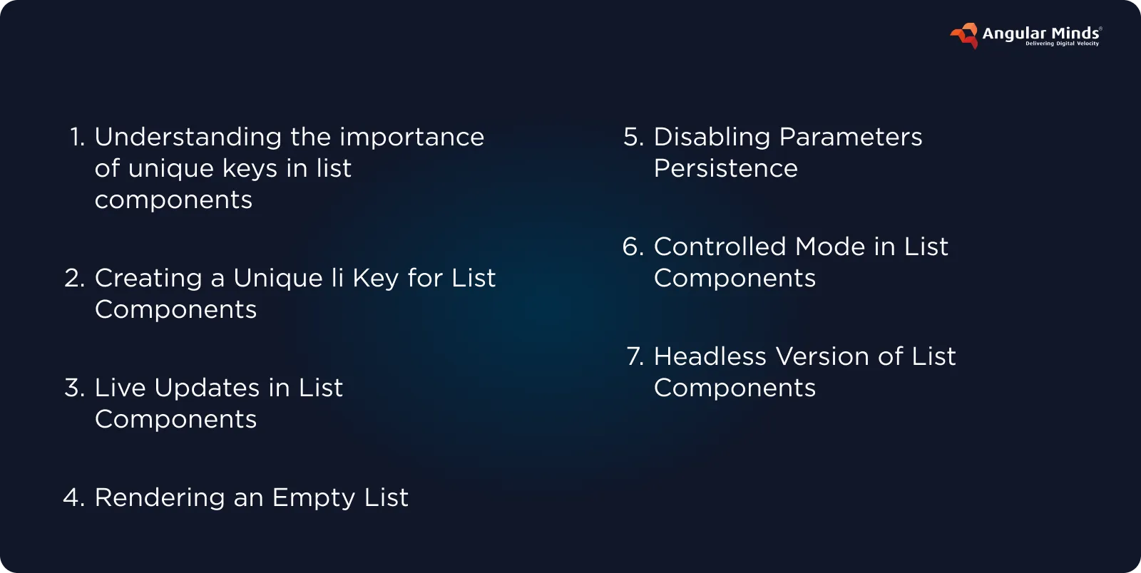 Handling List Item Keys