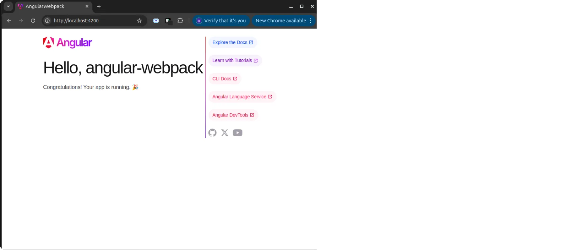 Hello angular webpack