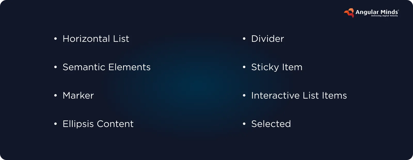 List Component Variants