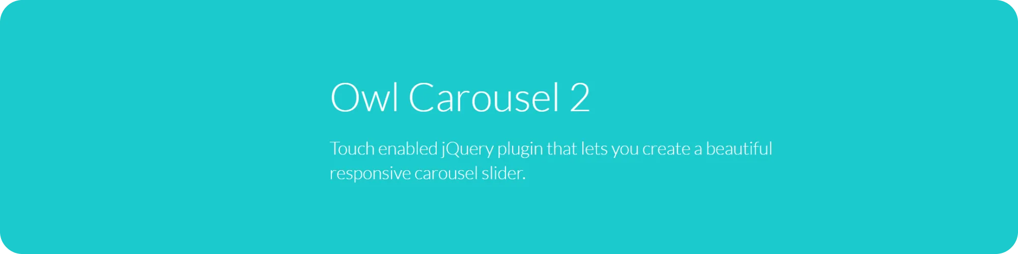 React Owl Carousel