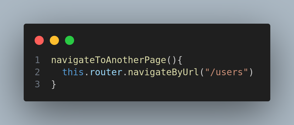 router navigate to other URL