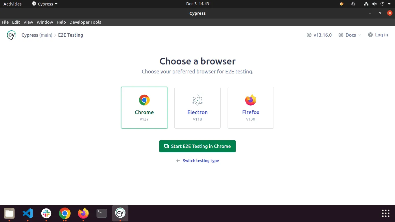 Select Browser page
