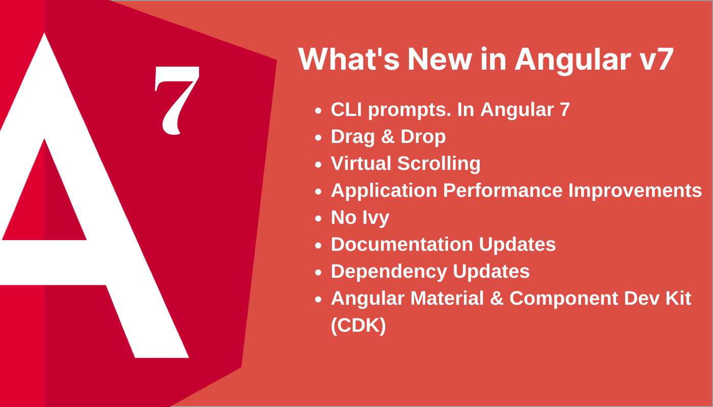 Angular 7 features 