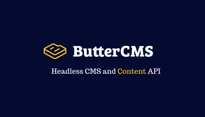 Headless cms - ButterCMS