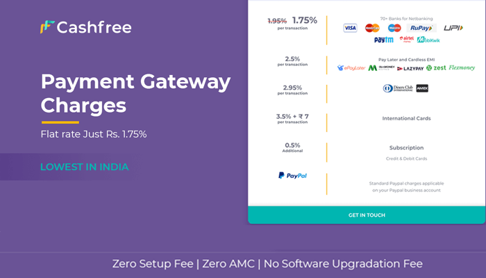online payment gateways in India - Cashfree